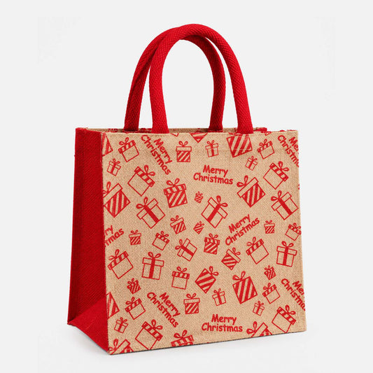 Merry Christmas - Fair Trade Jute Bag