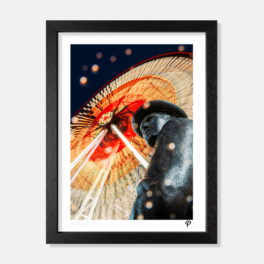 Michael Collins Statue on Grand Parade Print