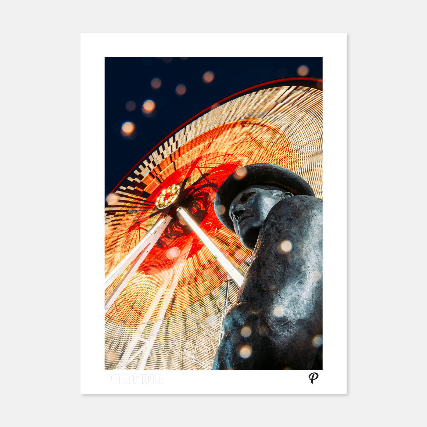 Michael Collins Statue on Grand Parade Print