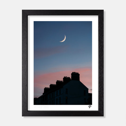New Moon Over St.Lukes Print