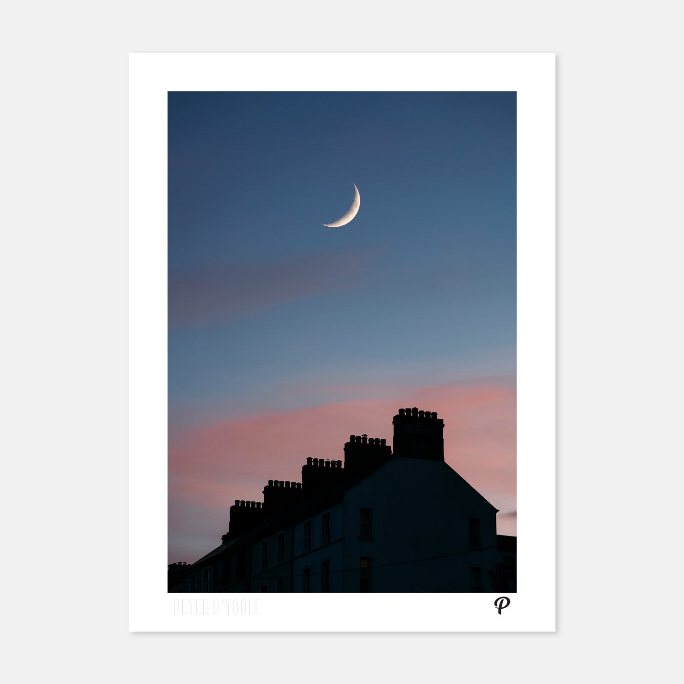 New Moon Over St.Lukes Print