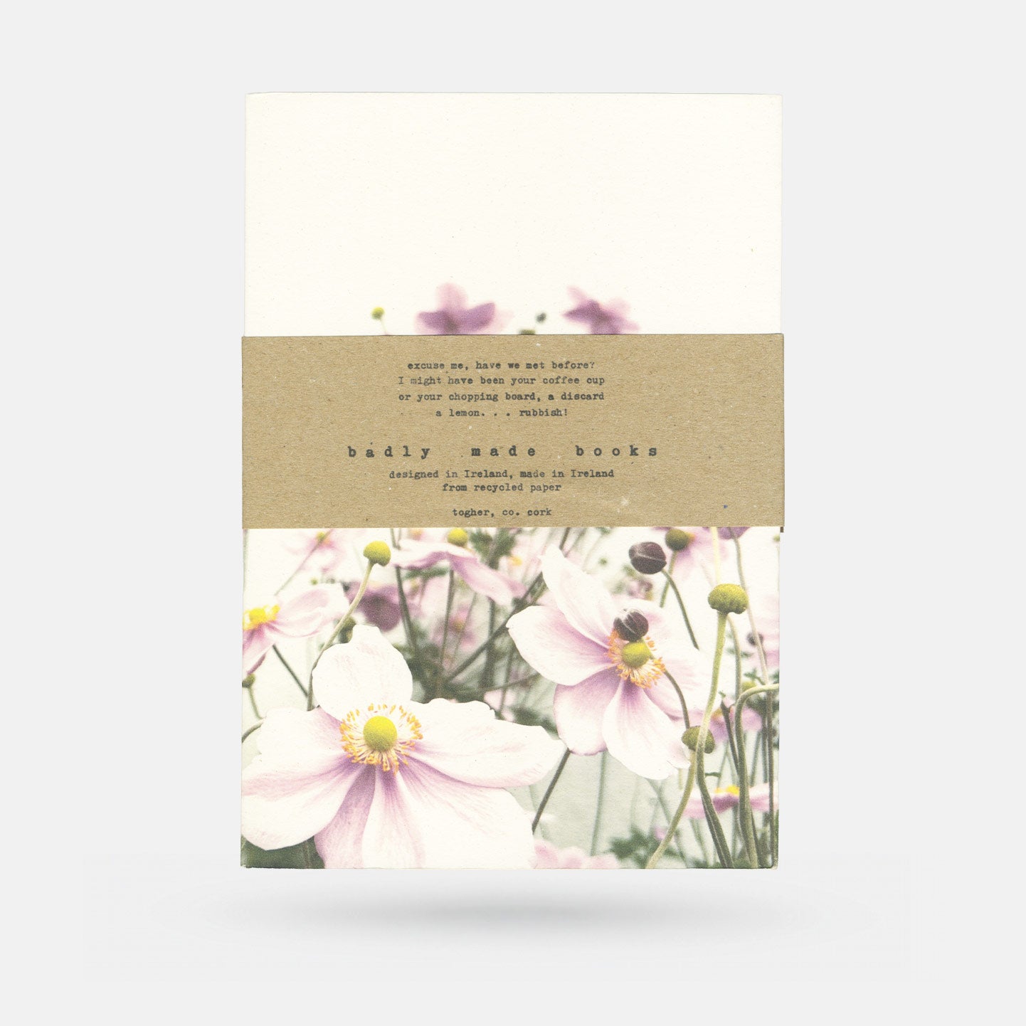 Badly Made Books Flowers 2 - Notebook