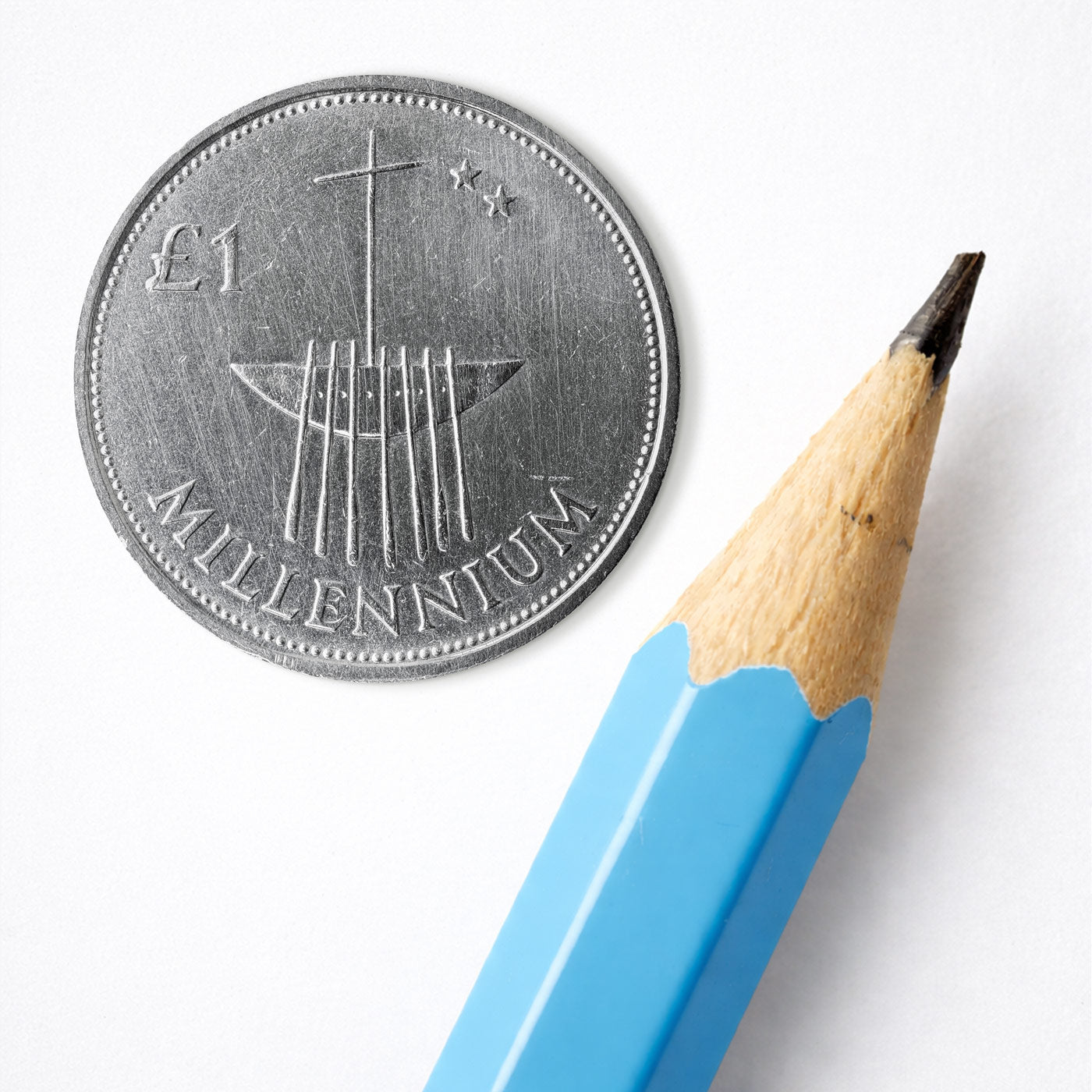 One Pound Millennium Edition Coin Print