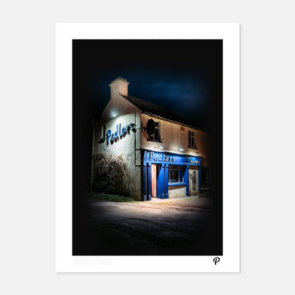 Pedlar's Cross Bar Pub Print