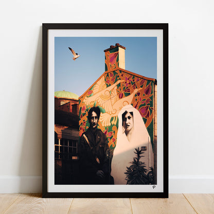 Peter Martin's 'Love Birds' Mural Print