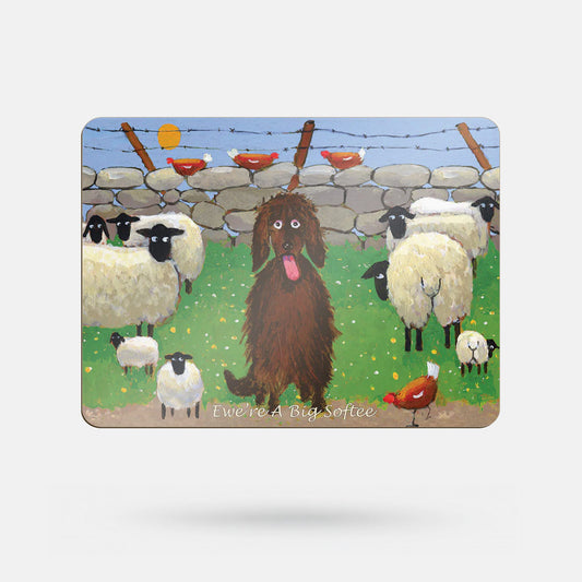 Ewe're A Big Softee - Placemat