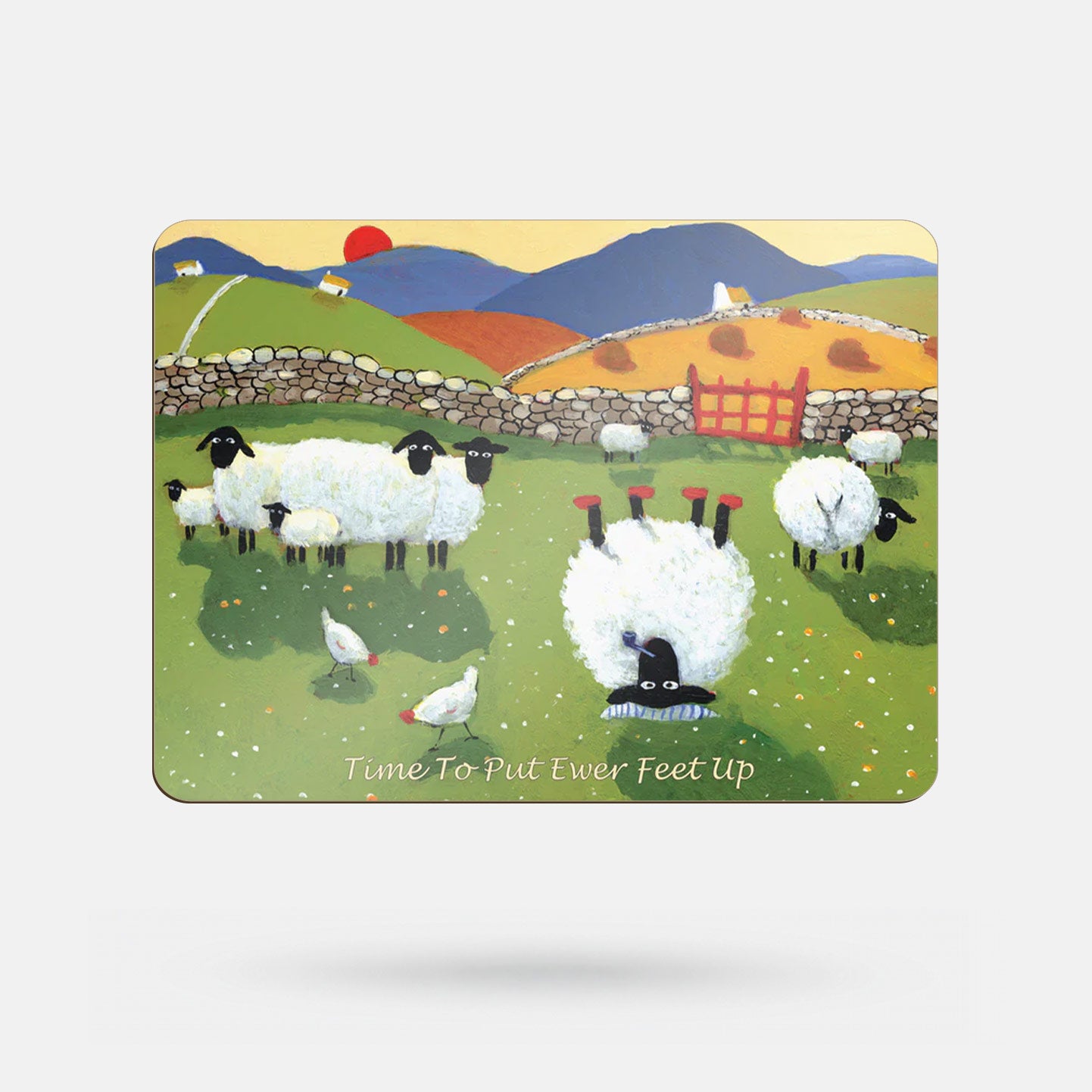 Time To Put Ewer Feet Up - Placemat