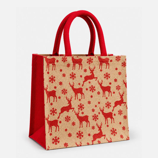 Reindeer - Fair Trade Jute Bag