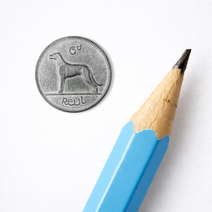 6p Irish Wolfhound Coin Print