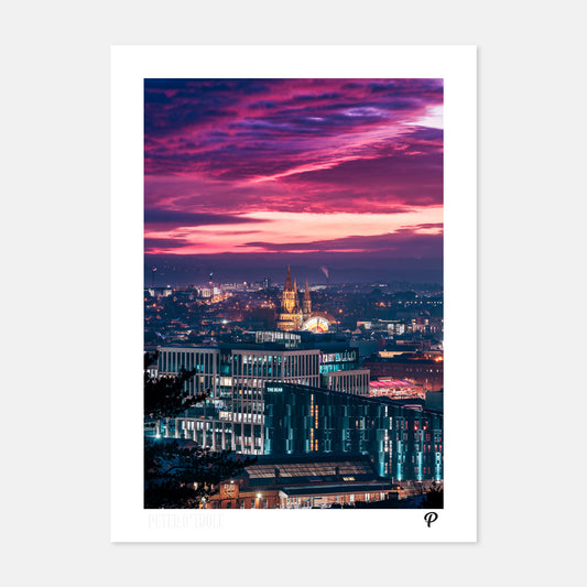 Smouldering Sunset 2021 Print (Portrait)