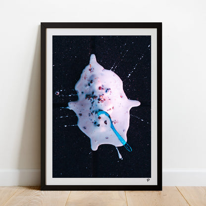 Ice-Cream Plop Print