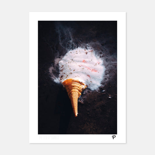 Ice-Cream Splat Print