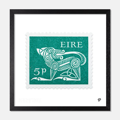 5p Éire Dog Definitive Stamp - Print