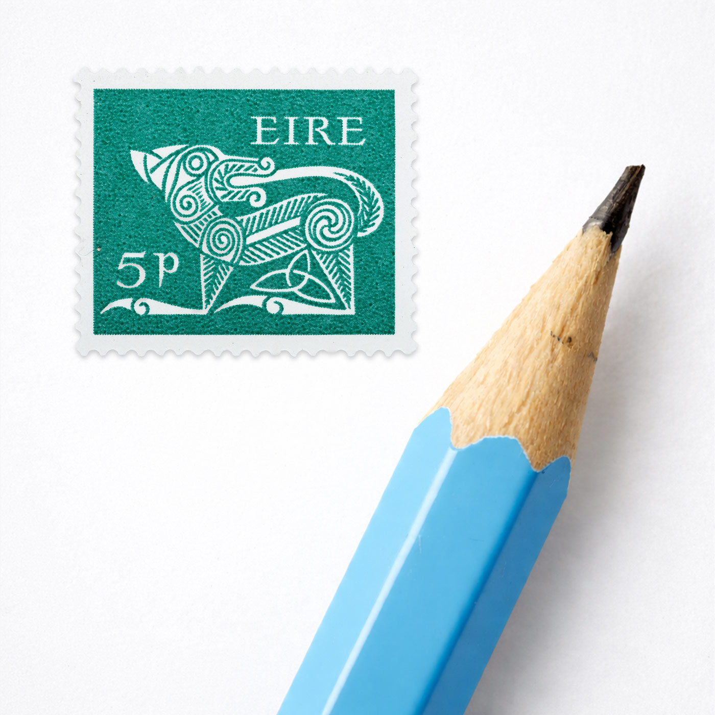 5p Éire Dog Definitive Stamp - Print