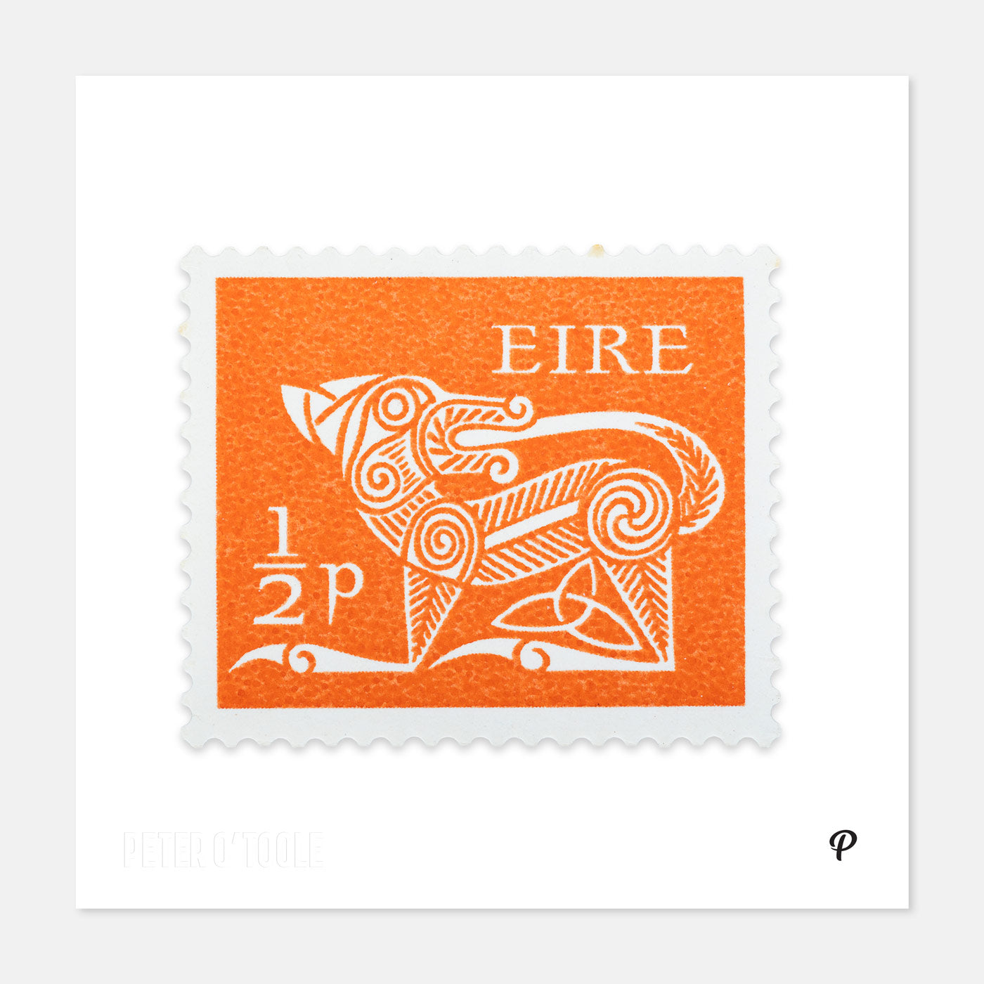 ½p Éire Dog Definitive Stamp - Print