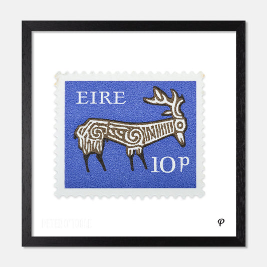 10p Éire Deer Definitive Stamp - Print