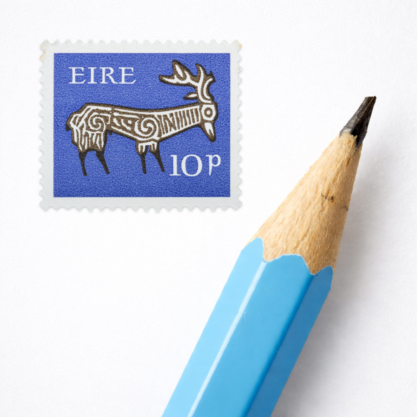 10p Éire Deer Definitive Stamp - Print