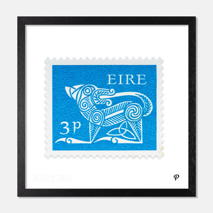 3p Éire Dog Definitive Stamp - Print