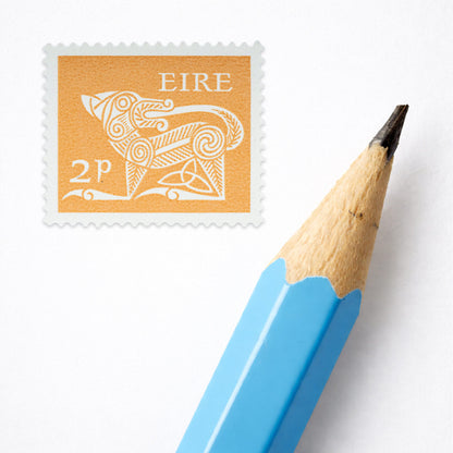 2p Éire Dog Definitive Stamp - Print