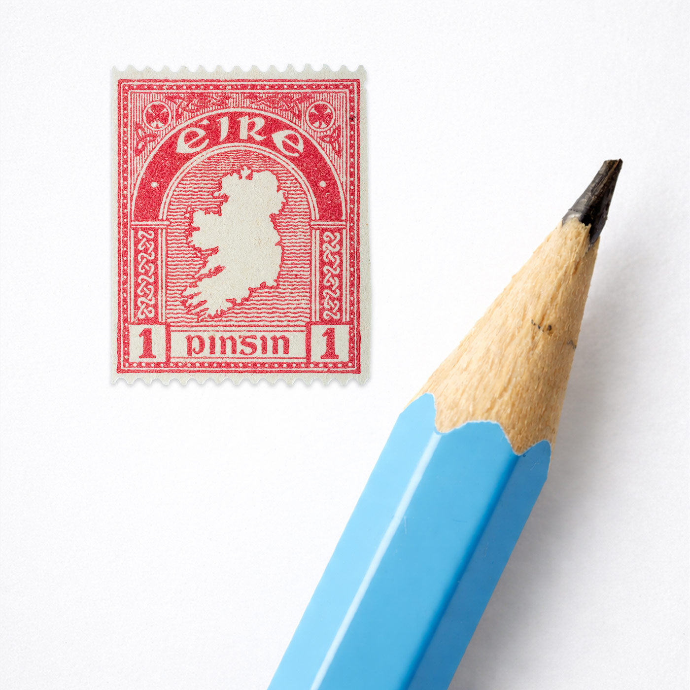 1d Éire Map of Ireland Definitive Stamp - Print