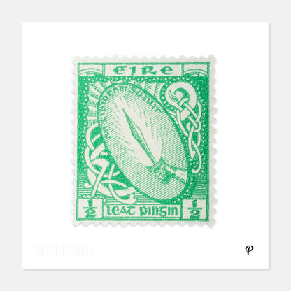½d Éire Sword of Light Definitive Stamp - Print