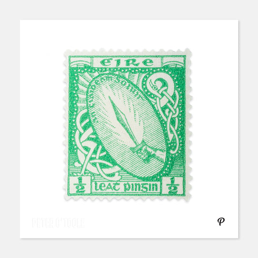 ½d Éire Sword of Light Definitive Stamp - Print