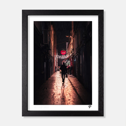 Strolling to Scoozi Print