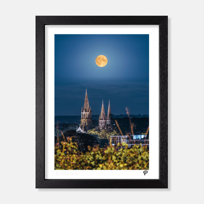 Supermoon Over St. Fin Barre's Cathedral Print