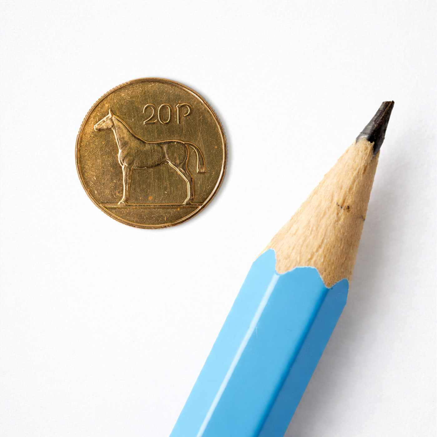 20p Irish Hunter Horse Coin Print