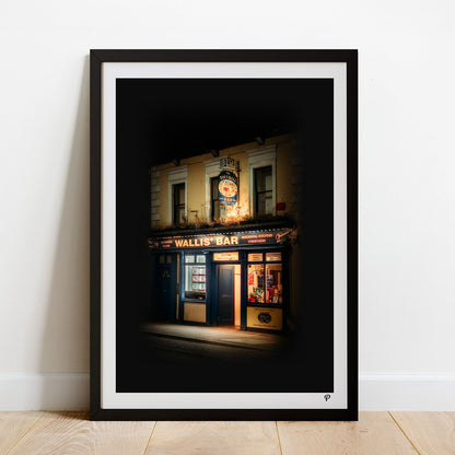 Wallis' Bar Pub Print